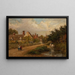 Scène di villaggio - Charles James Lewis — quadro incorniciato alla parete