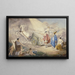 Allegoria sulla Confederazione del Reno o meglio sul campo di Boulogne e l'invasione prevista in Inghilterra - Charles Johannot — quadro incorniciato alla parete