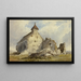 Rovine di cappella - Charles John Hills — quadro incorniciato alla parete