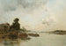 Vista della Senna a Parigi - Charles Lapostolet — vista dell’opera