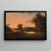 Point Breeze, il dominio di Giuseppe Napoleone Bonaparte a Bordentown, New Jersey - Charles Lawrence — quadro incorniciato alla parete