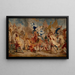 Combattimento tra Menelao e Paride - Charles Le Brun — quadro incorniciato alla parete