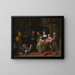 Everhard Jabach e la sua famiglia - Charles Le Brun — quadro incorniciato alla parete
