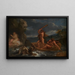 Ercole che libera Hesione - Charles Le Brun — quadro incorniciato alla parete