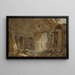 Fantasia architettonica con rovine romane - Charles Louis Clérisseau — quadro incorniciato alla parete