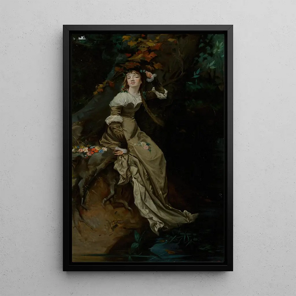 Riproduzione del dipinto Ophélie - Charles Louis Müller