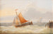 Navi su Mare Agitata - Charles Louis Verboeckhoven — vista dell’opera