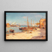 Una scena a Martigues - Charles Malfroy — quadro incorniciato alla parete