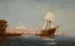 Caïque e veliero sul Bosforo - Charles Malfroy — vista dell’opera