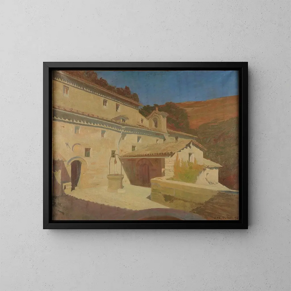 Carceri d'Invenzione - Charles Marie Dulac — quadro incorniciato alla parete