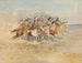 Gruppo di guerra dei Blackfeet - Charles Marion Russell — vista dell’opera