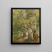 Una scena di foresta - Charles Mente — quadro incorniciato alla parete