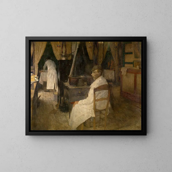 Au Waffle House - Charles Mertens — quadro incorniciato alla parete