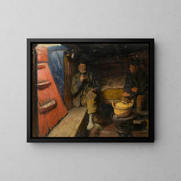 Saloon - Charles Mertens — quadro incorniciato alla parete