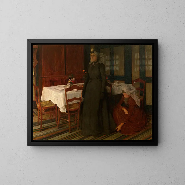 La robe de mariée - Charles Mertens — quadro incorniciato alla parete