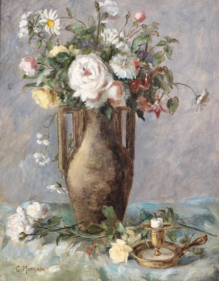 Charles Monginot - Blumenstck mit Kerzenhalter.webp