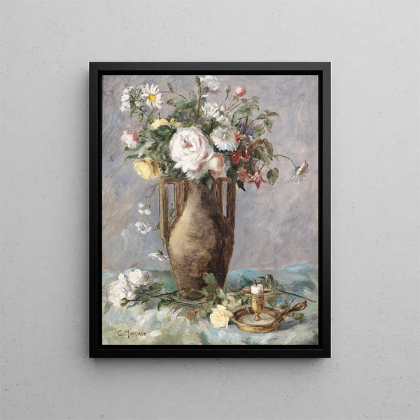 Charles Monginot - Blumenstck mit Kerzenhalter.webp