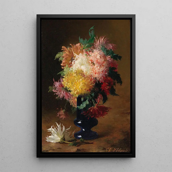 Asters in un vaso - Charles Philipard — quadro incorniciato alla parete