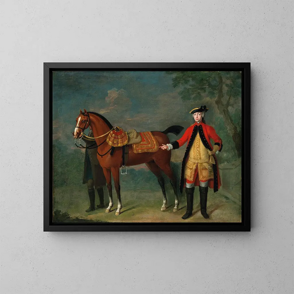 Ritratto di Thomas Congreve 1714-1777 - Charles Philips — quadro incorniciato alla parete
