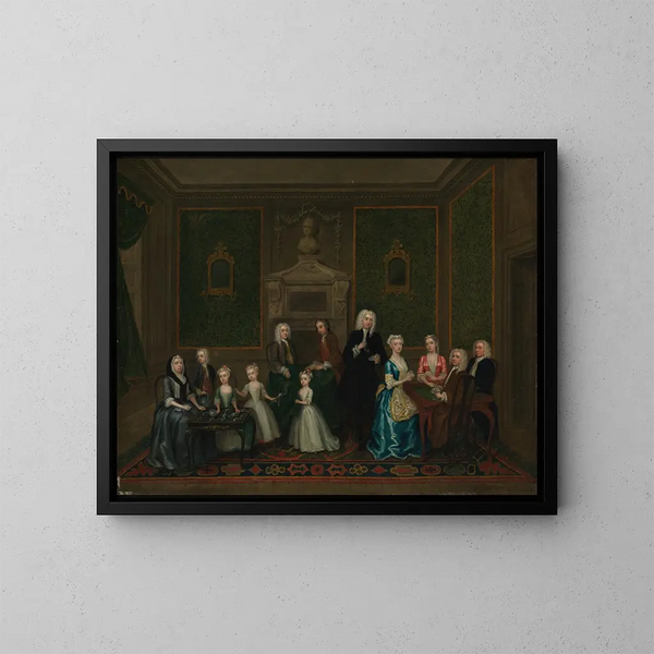 La famiglia Strong - Charles Philips — quadro incorniciato alla parete