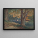 Alberi su una collina in un paesaggio boscoso - Charles Reginald Aston — quadro incorniciato alla parete