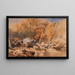 sul fiume Bracklinn in Scozia - Charles Richardson — quadro incorniciato alla parete
