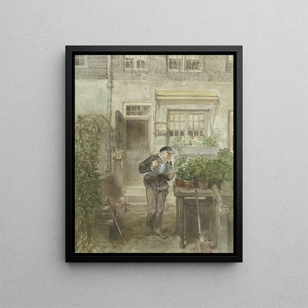 L'amoureux des fleurs - Charles Rochussen — quadro incorniciato alla parete