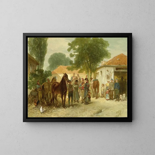De requisition - Charles Rochussen — quadro incorniciato alla parete