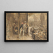 Teatro di Fiera - Charles Rochussen — quadro incorniciato alla parete