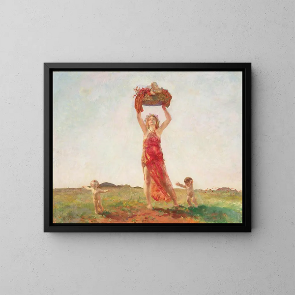 Syrid e Pattatos - Charles Sims — quadro incorniciato alla parete