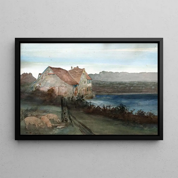 Charles Spindler - Bauernhof im Elsass.webp