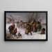 Il cammino ferroviario clandestino - Charles T. Webber — quadro incorniciato alla parete