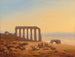 Un accampamento beduino circondato da rovine - Charles Théodore Frère — vista dell’opera