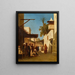 Una strada di Damas - Charles Théodore Frère — quadro incorniciato alla parete