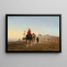 Carovana nel deserto - Charles Théodore Frère — quadro incorniciato alla parete