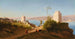 Passeggiata vicino a Rumeli Hisari, Costantinopoli - Charles Théodore Frère — vista dell’opera