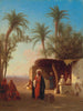Village nel deserto algerino - Charles Théodore Frère — vista dell’opera