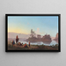 Vista dell'isola di Philae Nubia - Charles Théodore Frère — quadro incorniciato alla parete