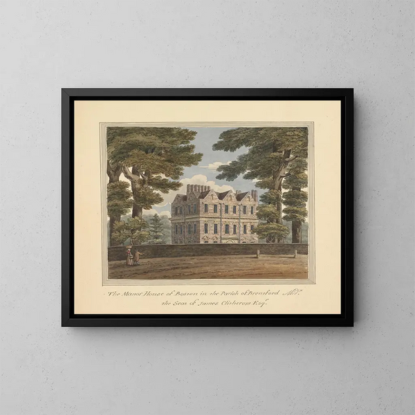 Manoir di Boston, Brentford, Middlesex - Charles Tomkins — quadro incorniciato alla parete