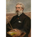 Il pittore Jean Pierre François Lamorinière - Charles Verlat — quadro incorniciato alla parete