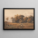 Raccolta, il riposo di mezzogiorno - Charles Vincent Barber — quadro incorniciato alla parete