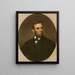 Abraham Lincoln - Charles Wesley Jarvis — quadro incorniciato alla parete