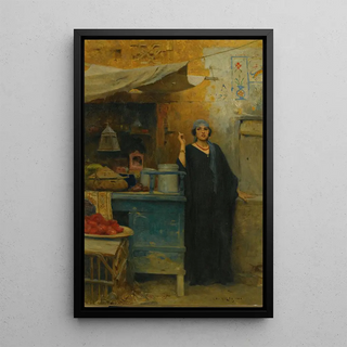 Charles Wilda - Girl By a Market Stall.webp