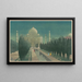Taj Mahal, Agra - Charles William Bartlett — quadro incorniciato alla parete