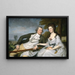 Benjamin e Eleanor Ridgely Laming - Charles Willson Peale — quadro incorniciato alla parete