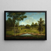 Paesaggio verso Sellers Hall da Mill Bank - Charles Willson Peale — quadro incorniciato alla parete