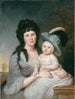 Mme John Nicholson Hannah Duncan e John Nicholson Jr - Charles Willson Peale — vista dell’opera