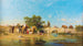 Elefanti vicino a un fiume - Charles de Tournemine — vista dell’opera