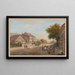 Fleurier - Charles Édouard Calame — quadro incorniciato alla parete