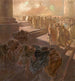 Chasser les marchands du temple - Gaetano Previati — vista dell’opera